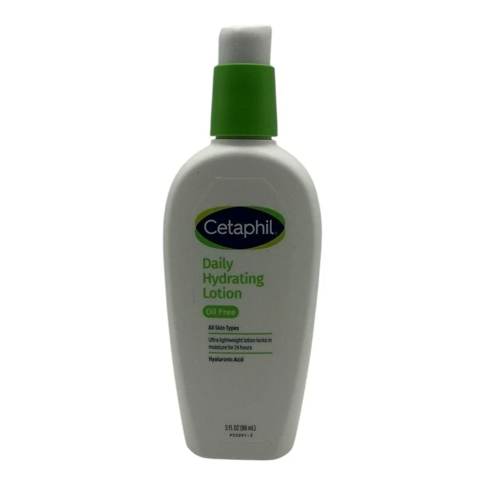 Cetaphil Daily‎ Hydrating Lotion 3oz - Oil Free Moisturizer with Hyaluronic Acid